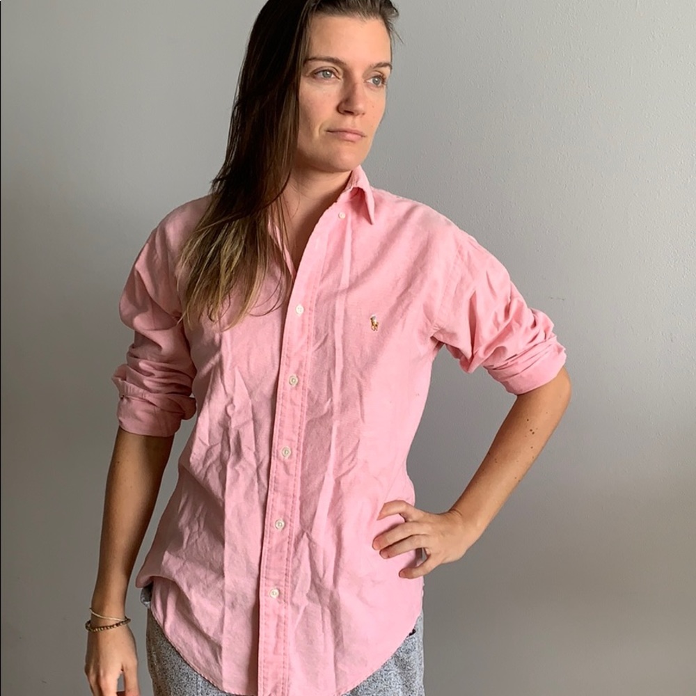 Pink Ralph Lauren Button Down